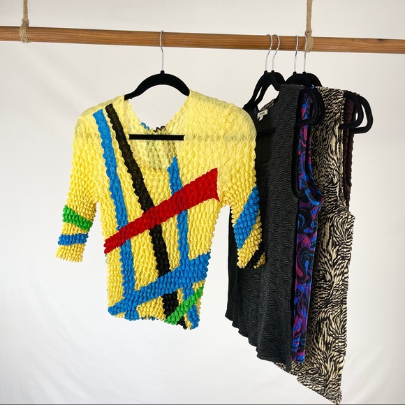 Bubble Popcorn Blouse Shirt - Picture 4 of 4